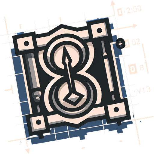 Hour hand. Vector. Simple 
Single Game Texture. In-Game asset. 2d. Blank background. High contrast. No shadows.