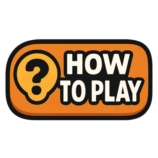 How to play button.
In-Game asset.  2d.  High contrast.  No shadows
