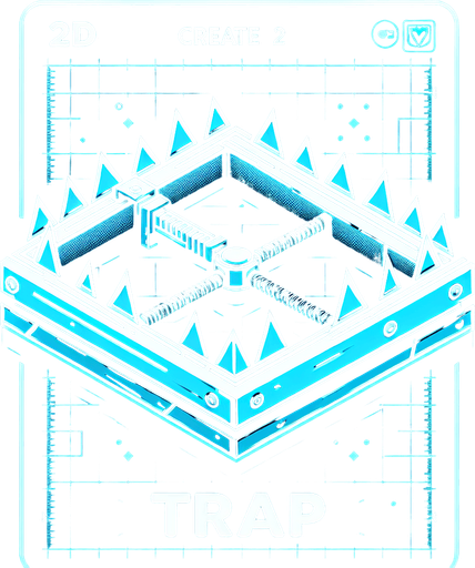A trap.
Single Game Texture. In-Game asset. 2d. Blank background. High contrast. No shadows.