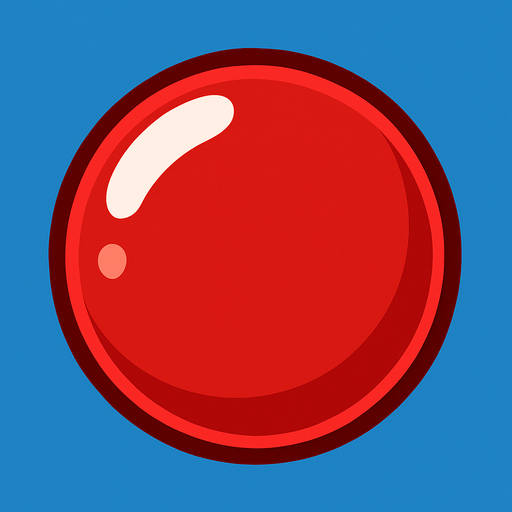 Red bubble.
In-Game asset.  2d.  High contrast.  No shadows