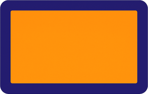 rectangle.
In-Game asset.  2d.  High contrast.  No shadows