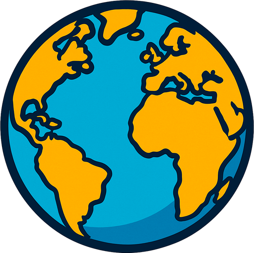 Earth.
In-Game asset.  2d.  High contrast.  No shadows