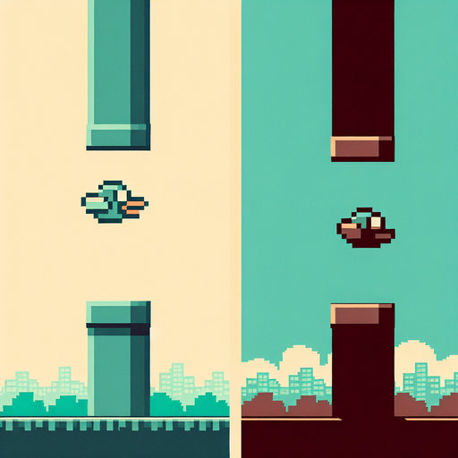 Toggle Sidebar

MODELS

New


Download App
You

give me assit to develop flappy bird

BLACKBOXAI

Creating a game like Flappy Bird can be a fun and educational project! Below, I'll outline the steps and provide some basic code snippets to help you get started. For this example, we'll use Python with the Pygame library, which is a popular choice for 2D game development.

Step 1: Set Up Your Environment
Install Python: Make sure you have Python installed on your computer. You can download it from python.org.

Install Pygame: You can install Pygame using pip. Open your terminal or command prompt and run:

bash

Run
Copy code
pip install pygame
Step 2: Create the Game Structure
Create a new Python file (e.g., flappy_bird.py) and start by importing the necessary libraries and initializing Pygame.

python

Run
Copy code
import pygame
import random

# Initialize Pygame
pygame.init()

# Constants
SCREEN_WIDTH = 400
SCREEN_HEIGHT = 600
FPS = 60

# Colors
WHITE = (255, 255, 255)
BLACK = (0, 0, 0.
Single Game Texture. In-Game asset. 2d. Blank background. High contrast. No shadows.