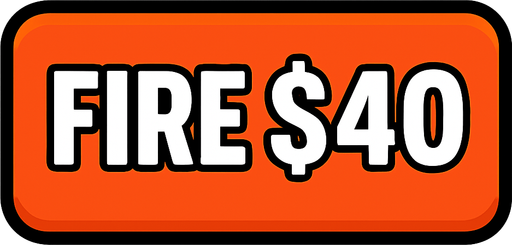 Make button say fire $40