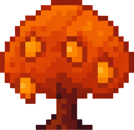 make trees leaves orange