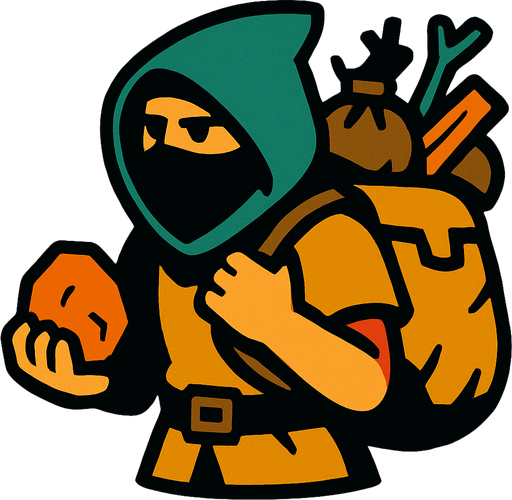 Toplayıcı.
In-Game asset.  2d.  High contrast.  No shadows