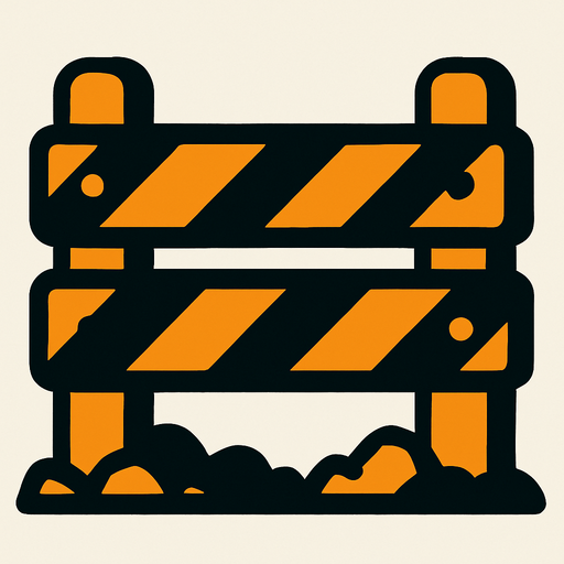 Obstacle.
In-Game asset.  2d.  High contrast.  No shadows