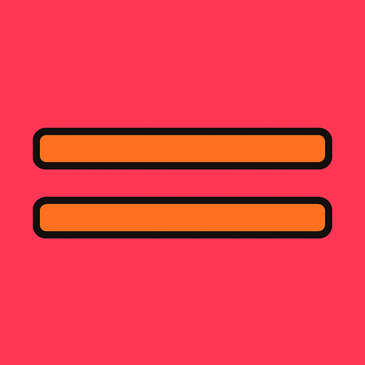 a image has two line paralel with each other in horizontal.
In-Game asset.  2d.  High contrast.  No shadows