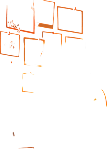 A 2048x2732 vertical background illustration in a semi-realistic comic book style. The setting reveals a nostalgic, dimly lit corner of the same urban apartment from the previous scenes. This part of the room showcases a personal wall collage filled with printed photographs, old event posters, and handwritten notes — all pinned with care and glowing softly under a small warm desk lamp. A wooden shelf holds vinyl covers, retro magazines, and a framed photo of a live DJ performance. On a nearby desk, a coffee mug steams next to an analog tape recorder, gently lit by the reflection of neon city lights from outside the window. The atmosphere is rich with memories, inspiration, and creative legacy. No characters, no text — just a sentimental space for the credits menu backdrop..
In-Game asset.  2d.  High contrast.  No shadows