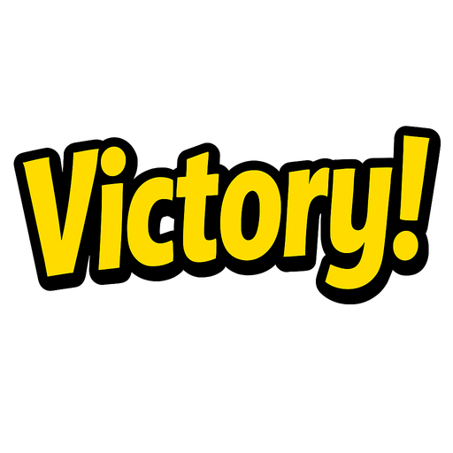 Change the font to say ‘Victory!’