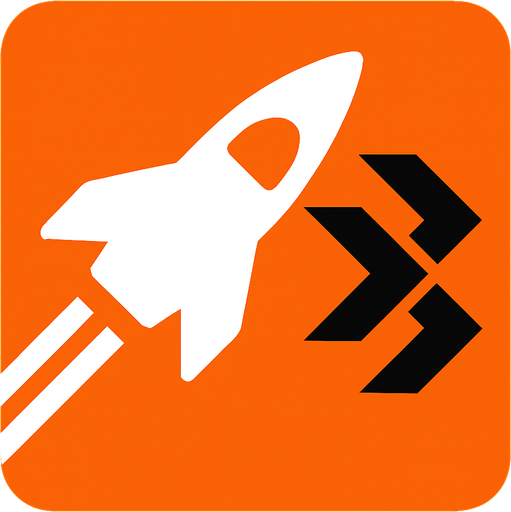 symbol for spaceship speed upgrade increase.
In-Game asset.  2d.  High contrast.  No shadows