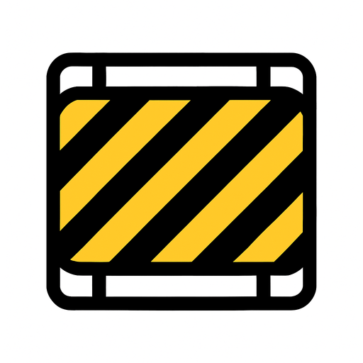 a top down obstacle for car driving game.
In-Game asset.  2d.  High contrast.  No shadows