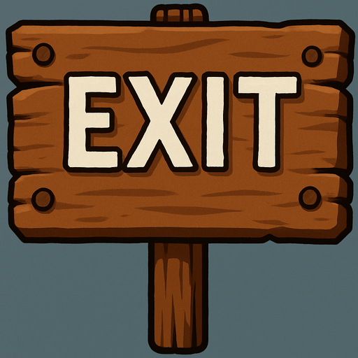 Üzerine EXIT yazalım.