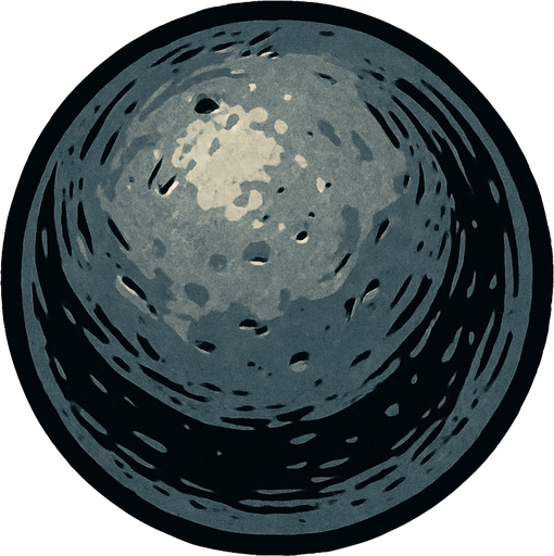 17.th century cannon bullet semirealistic medieval cannon bullet.
In-Game asset.  2d.  High contrast.  No shadows