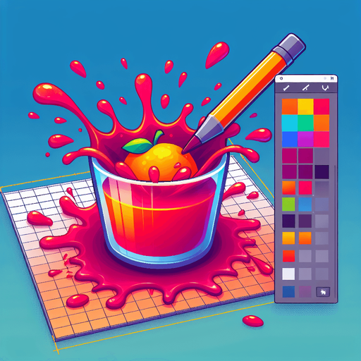 juice splash asset.
Single Game Texture.  In-Game asset.  2d.  Blank background.  High contrast.  No shadows