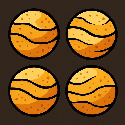 Pack of sand shots.sphere.
In-Game asset.  2d.  High contrast.  No shadows