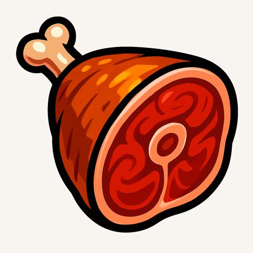 meat no background.
In-Game asset.  2d.  High contrast.  No shadows