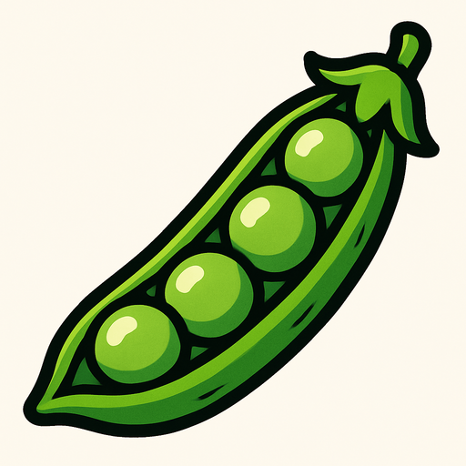 Un guisante.
In-Game asset.  2d.  High contrast.  No shadows