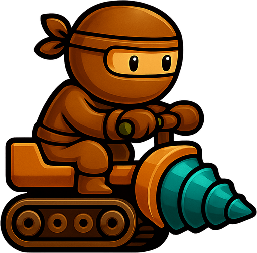 Same ninja character, with bronze color