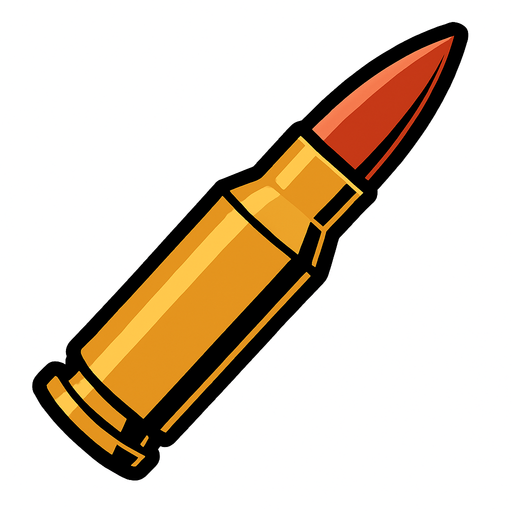 mermi.
In-Game asset.  2d.  High contrast.  No shadows