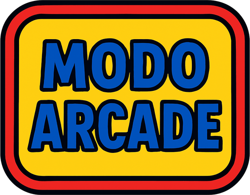 MODO ARCADE, boton de seleccion de modo de juego.
In-Game asset.  2d.  High contrast.  No shadows