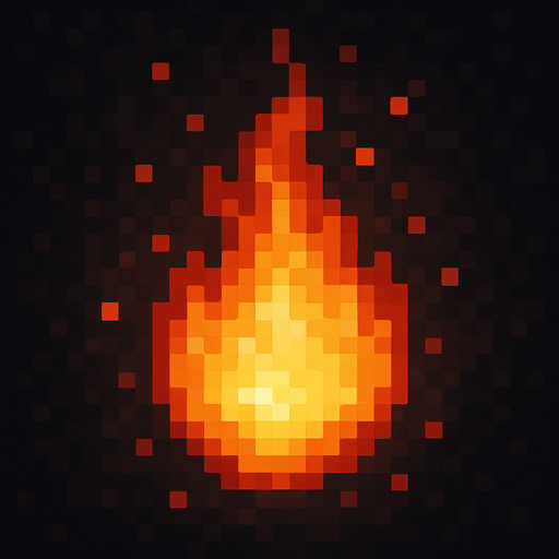 Fire ball pixel
