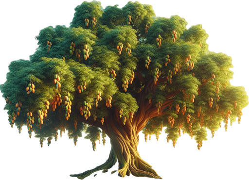 Big and beautiful mango tree with beautiful background.
3d and great details and color