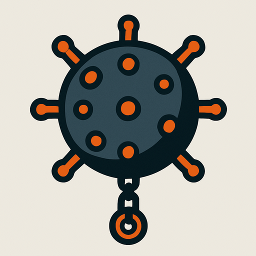 2d sea mine 
In-Game asset.  2d.  High contrast.  No shadows