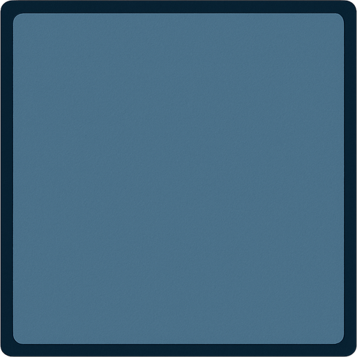 Greyish blue square.
In-Game asset.  2d.  High contrast.  No shadows