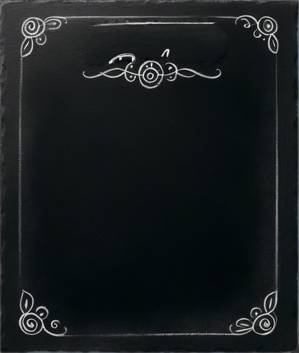 "RULES" handwritten in chalk