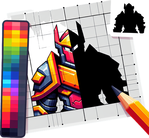 Player.
Single Game Texture.  In-Game asset.  2d.  Blank background.  High contrast.  No shadows