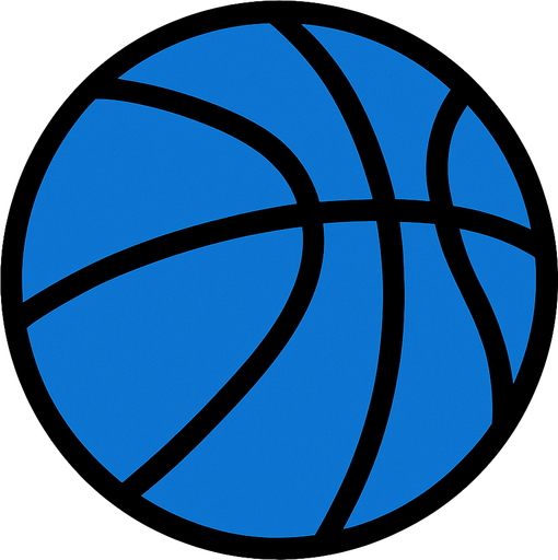 Bana 2d basketbol topu yap mavi renk olsun.
In-Game asset.  2d.  High contrast.  No shadows