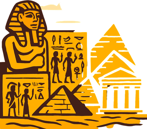 ancient egypt for background.
In-Game asset.  2d.  High contrast.  No shadows