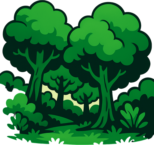 Orman.
In-Game asset.  2d.  High contrast.  No shadows