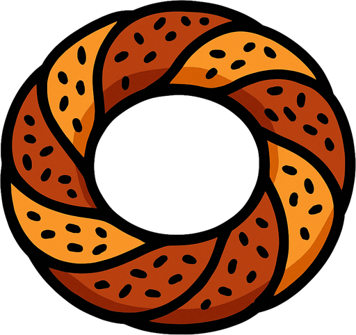 Simit.
In-Game asset.  2d.  High contrast.  No shadows