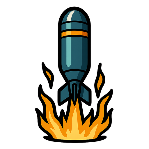 vertical torpedo fall.
In-Game asset.  2d.  High contrast.  No shadows
