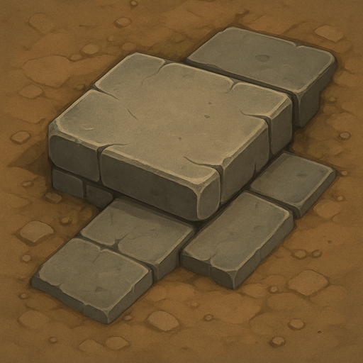 cornerstone 2d in game asset from top view