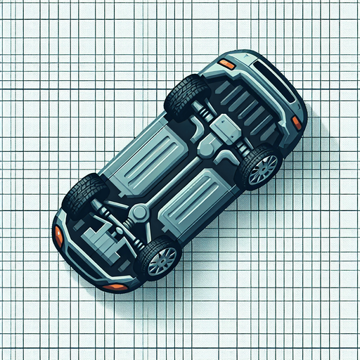 Top down overturned car sprite. Transparent.
Single Game Texture.  Blank background.  High contrast.  No shadows. Overhead