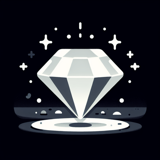 Diamond.
Single Game Texture.  In-Game asset.  2d.  Blank background.  No shadows