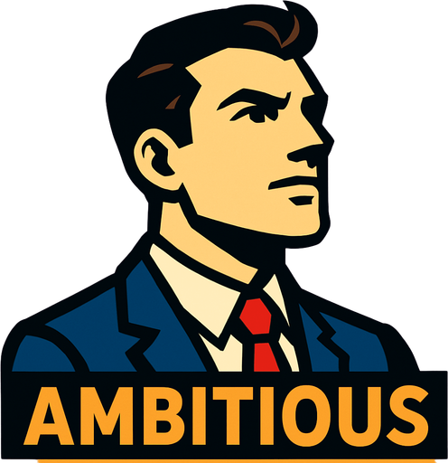Profile photo of an AMBITIOUS man.
In-Game asset.  2d.  High contrast.  No shadows