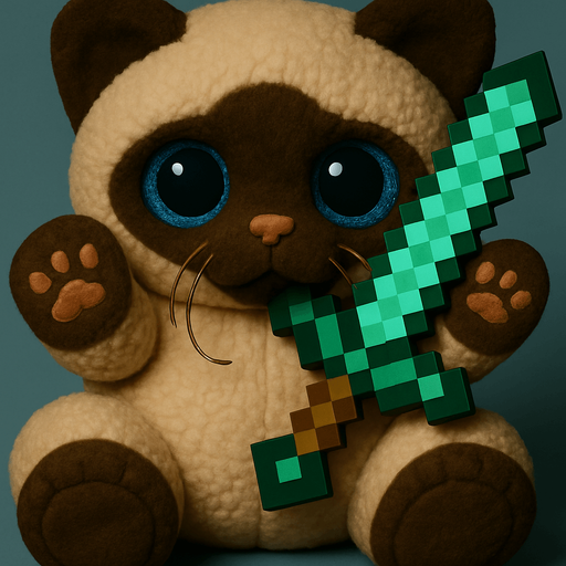 Add a Minecraft emerald sword.