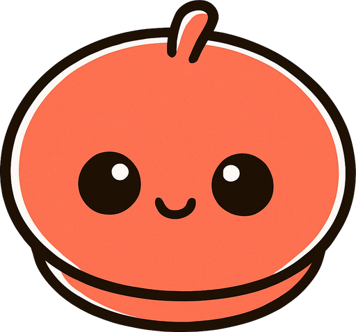cute design beret top view..
In-Game asset.  2d.  High contrast.  No shadows