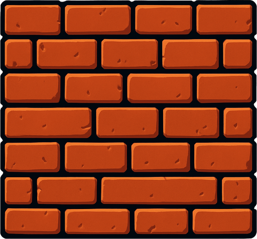 Duvar.
In-Game asset.  2d.  High contrast.  No shadows