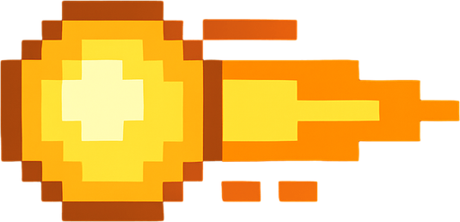 pixelart yellow circular bullet to shoot enemies
In-Game asset.  2d.  High contrast.  No shadows. Pixel art
