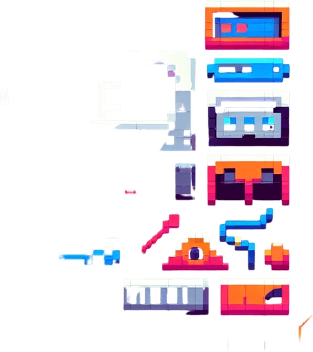 space trap.
Single Game Texture. In-Game asset. 2d. Blank background. High contrast. No shadows. Pixelated.