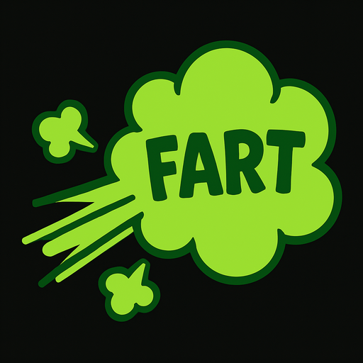 fart animation.
In-Game asset.  2d.  High contrast.  No shadows