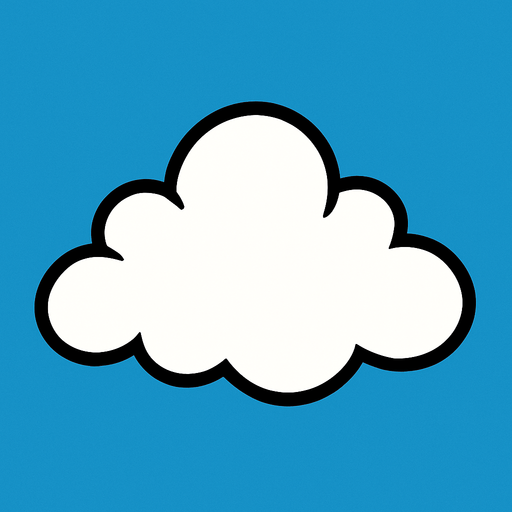 cloud 2d.
In-Game asset.  2d.  High contrast.  No shadows