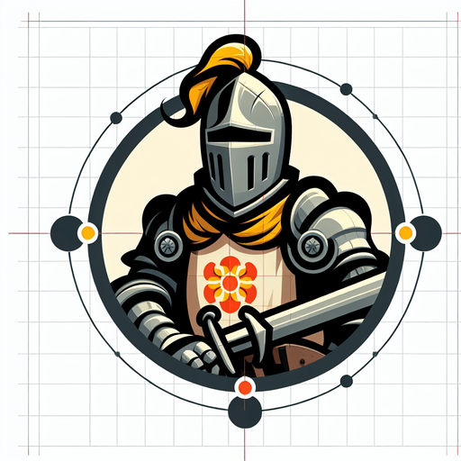 An animated image a medieval knight.
Single Game Texture. In-Game asset. 2d. Blank background. High contrast. No shadows.