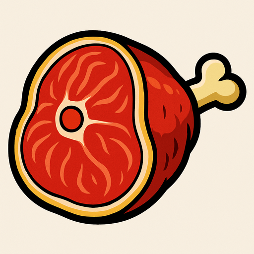 Carne Grande.
In-Game asset.  2d.  High contrast.  No shadows