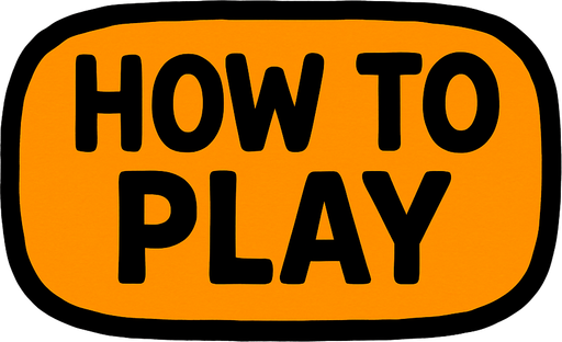 How to play button.
In-Game asset.  2d.  High contrast.  No shadows